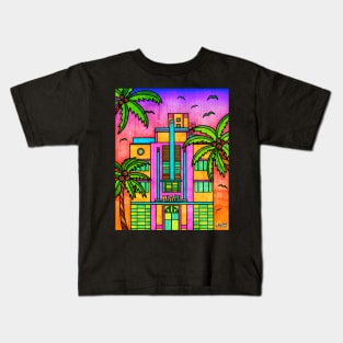 Colorful Miami Kids T-Shirt